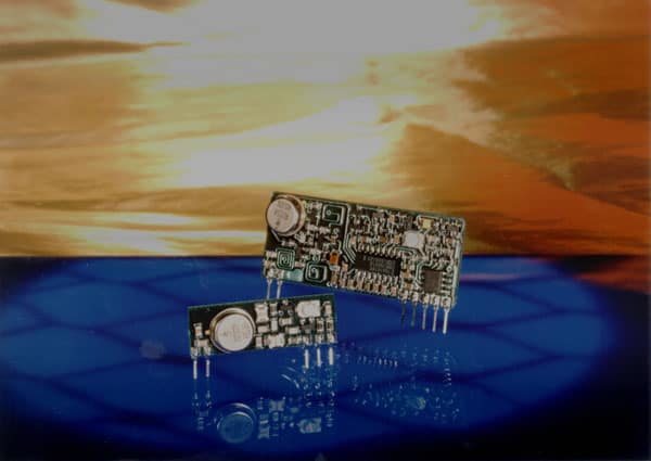 Radiometrix TXM and SILRX radio modules from the 1980s