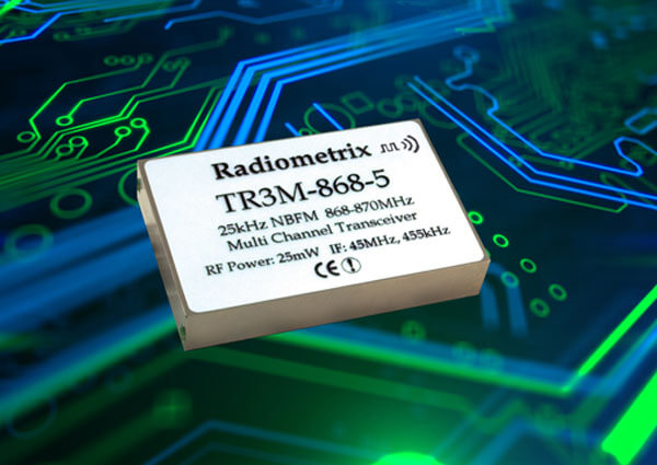 Radiometrix TR3M 868MHz NBFM transceiver