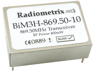 Radiometrix BiM3H – UHF FM 400mW transceiver module
