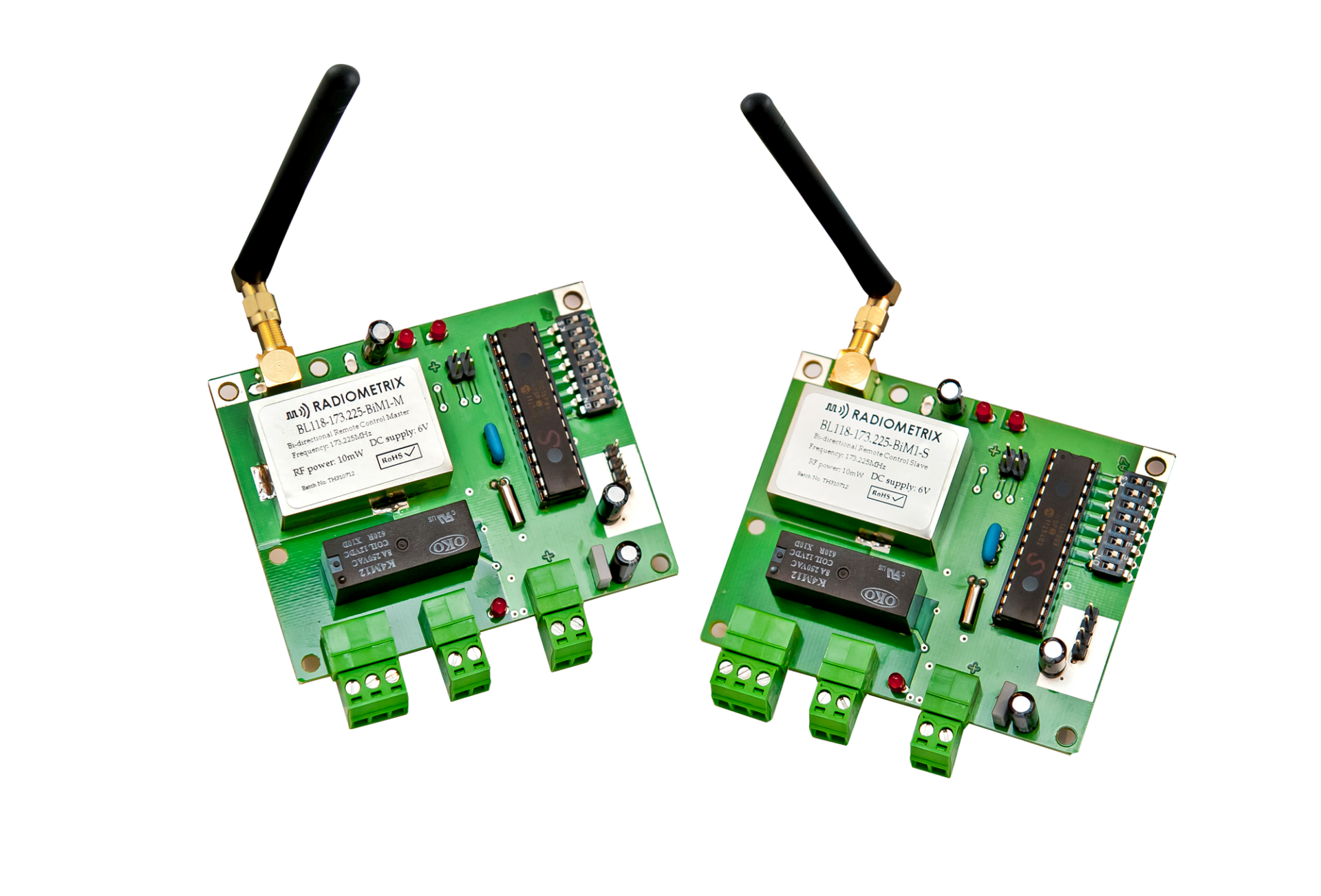 Radiometrix BL118 – Bi-directional RF Remote Control application board