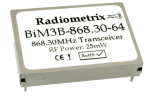 Radiometrix BiM3B – 869MHz Wide Band FM Radio Transceiver