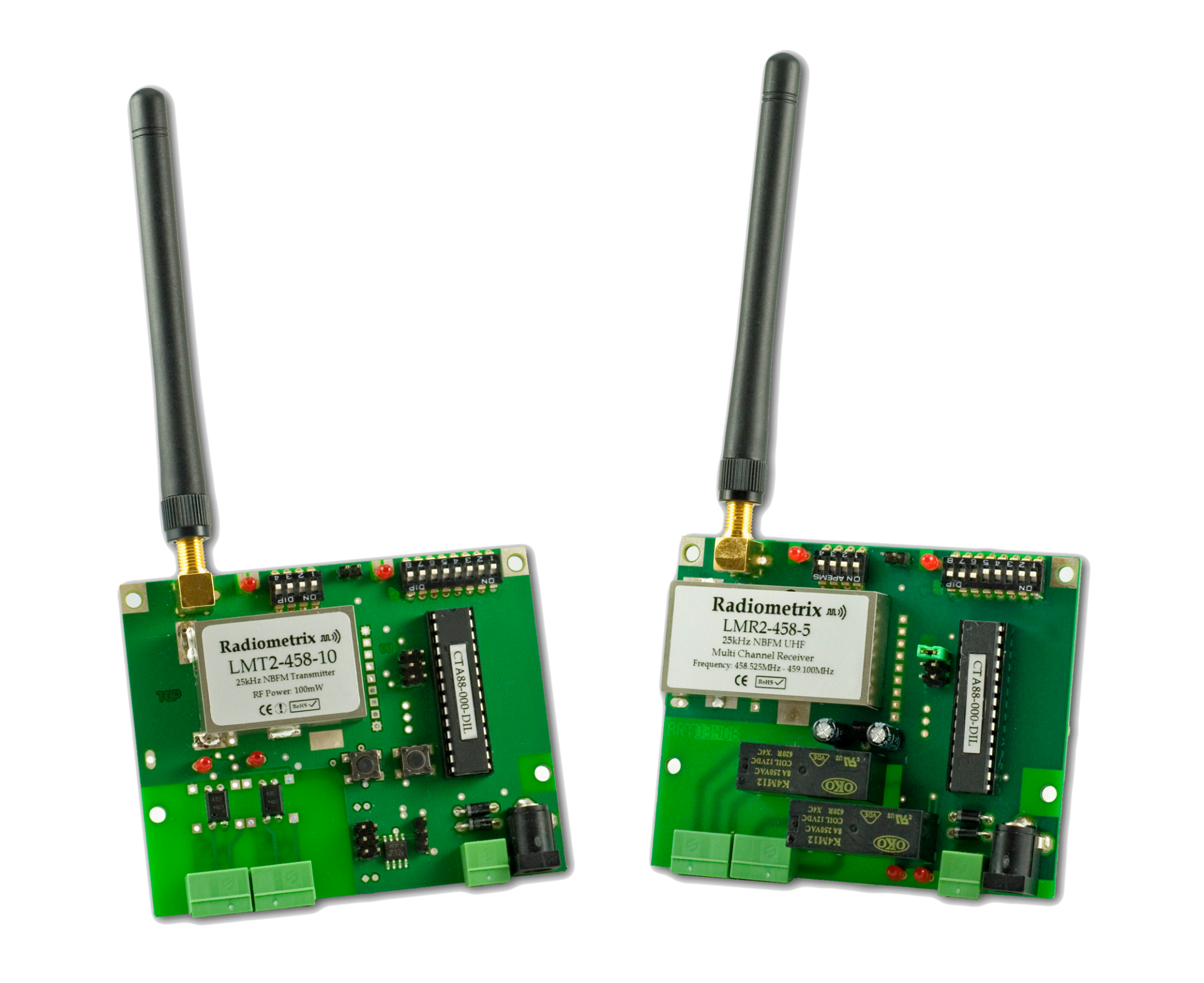 Radiometrix CTA28 App. boards – CTA88 chip based application board