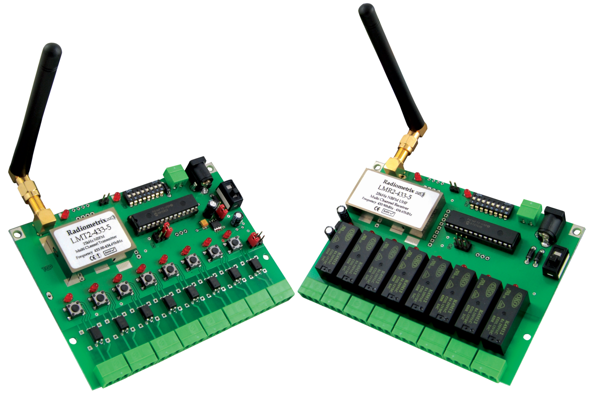 Radiometrix CTA88 RC Application Boards – CTA88 chip based remote control application boards