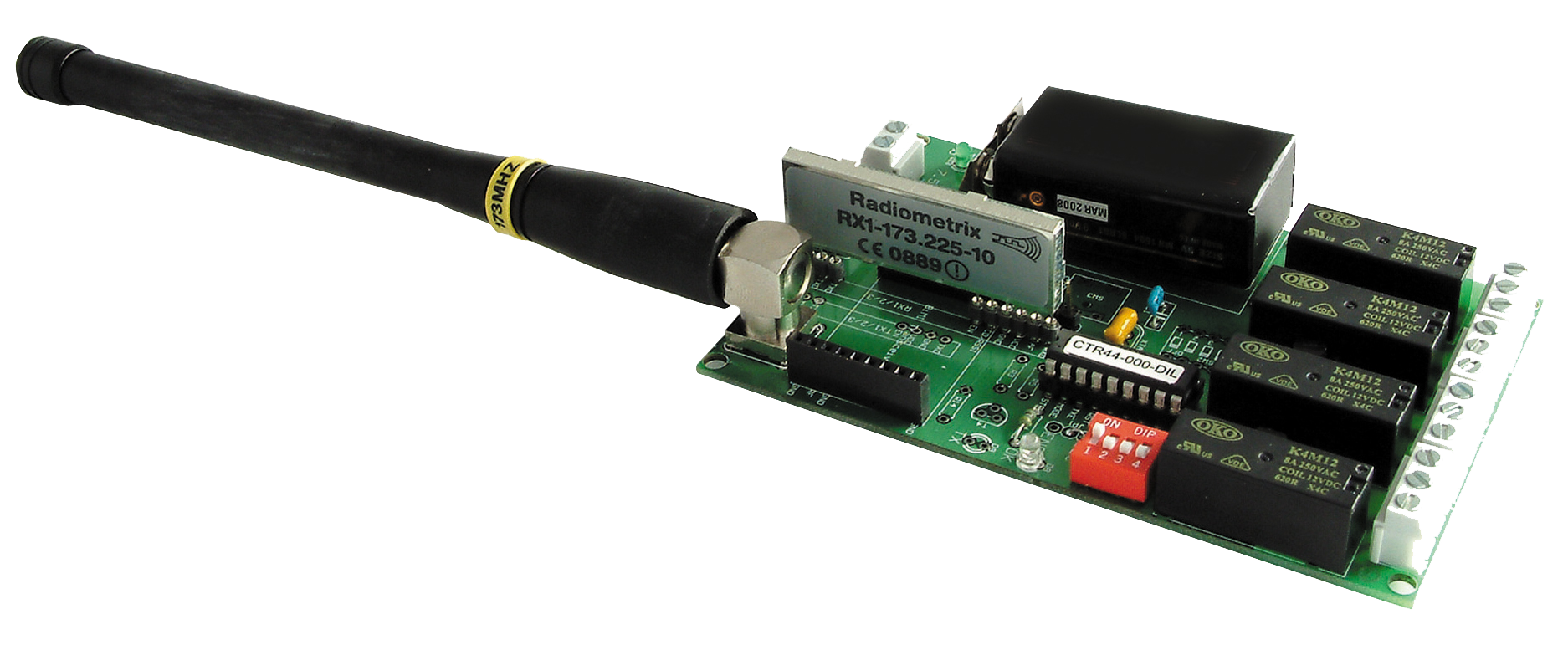 Radiometrix Control44 Evaluation Kit – RF Remote Control with 4 Relay Output