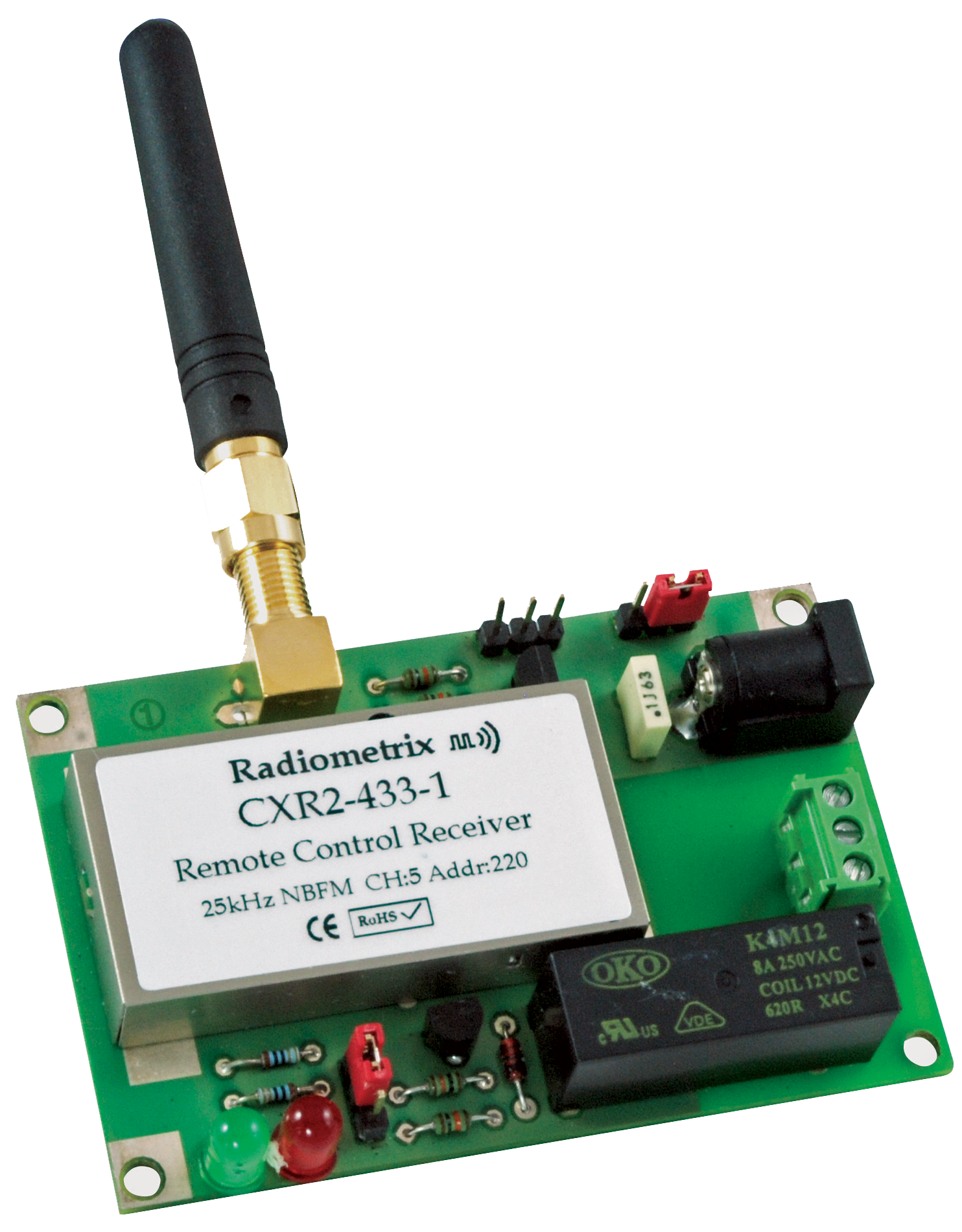 Radiometrix CXR2 NBFM Remote Control Receiver