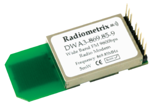 Radiometrix DWA3 – 868/914MHz Transparent Data Link - Integral Antenna
