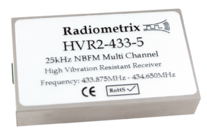 Radiometrix HVR2 – Vibration Resistant UHF Narrow Band FM Receiver