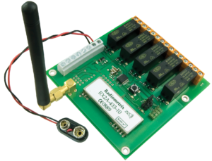 Radiometrix KDEC – Code hopping receiver with up to 5 relay outputs
