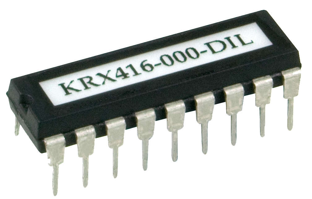Radiometrix KRX416 – Code-hopping decoder with 4 outputs