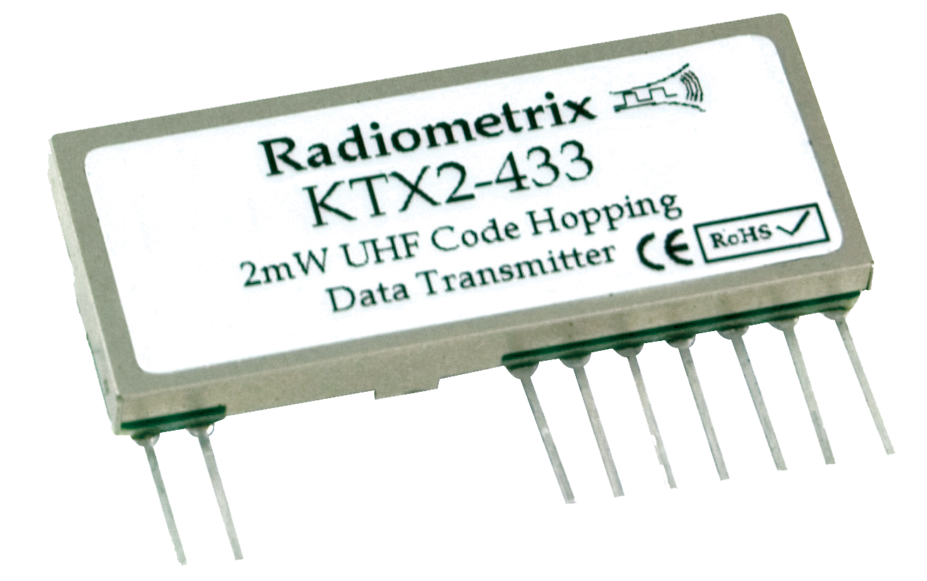 Radiometrix KTX2 – UHF FM Code-Hopping Data Transmitter