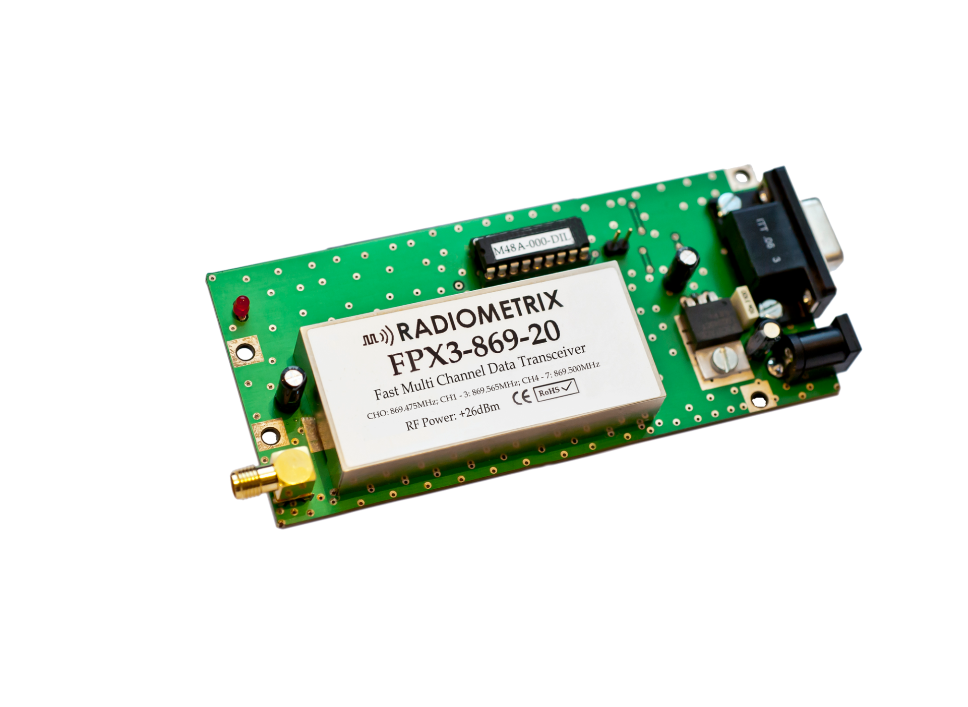Radiometrix M48-869-FPX3 – 400mW UHF multi channel RS232 radio modem