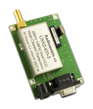 Radiometrix M48-433-USX2 – UHF NBFM multi channel RS232 radio modem