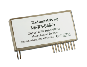 Radiometrix MSR3 – NBFM Multi-channel receiver for 868MHz SRD band