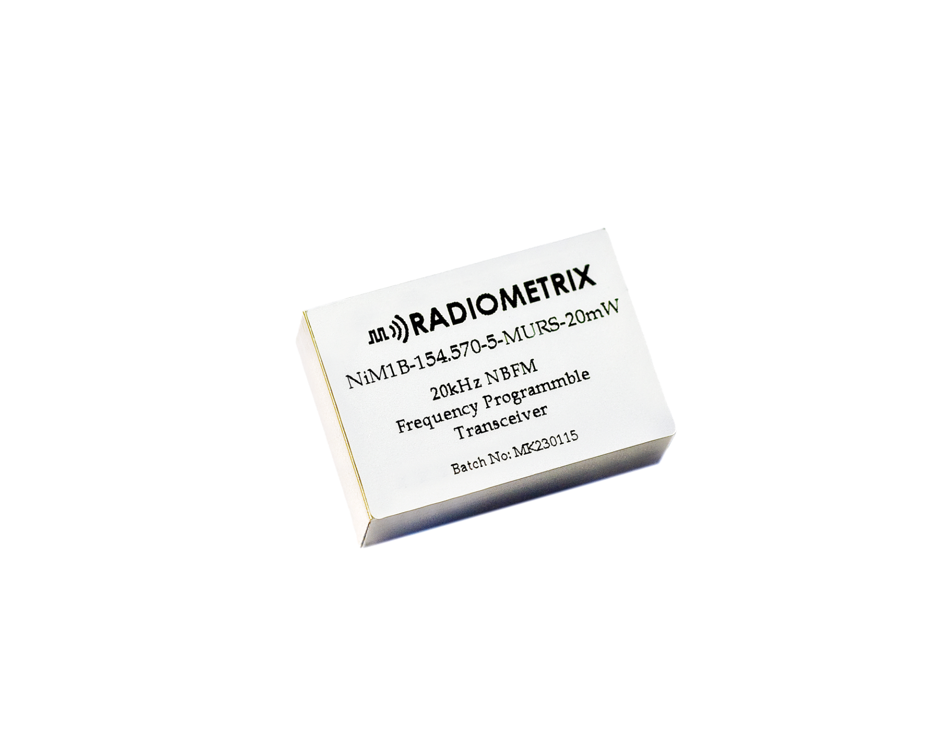 Radiometrix NiM1B – Frequency Programmable 25kHz NBFM VHF Transceiver
