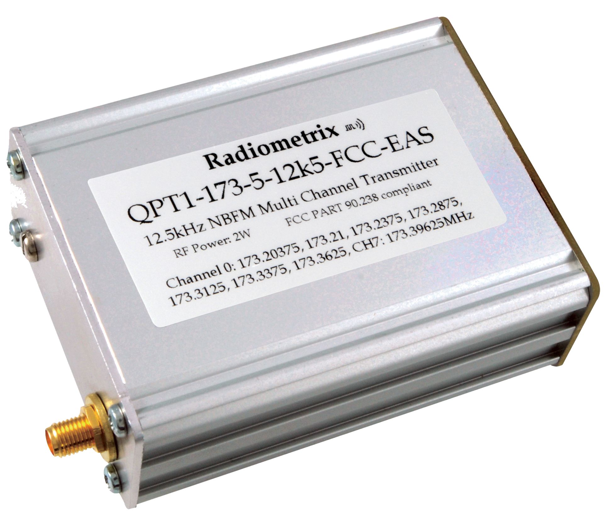 Radiometrix QPT1 – VHF Narrow Band FM 2 Watt multi channel transmitter