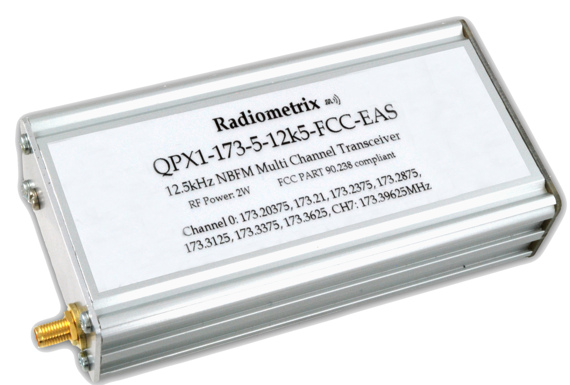 Radiometrix QPX1 – 2 Watt Multi-channel VHF Transceiver