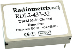 Radiometrix RDL2 – UHF Multi Channel Wide Band FM Transceiver