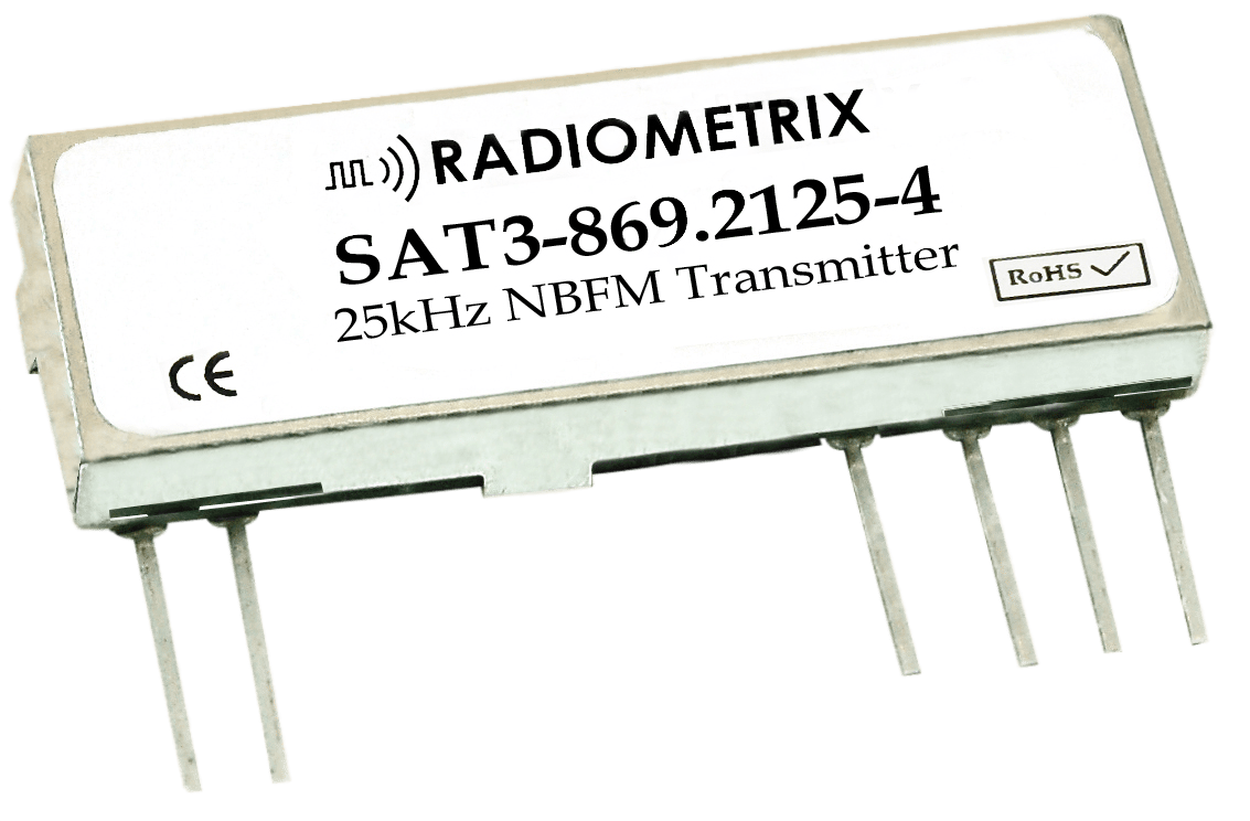 Radiometrix SAT3 – 869MHz Narrow Band FM Transmitter