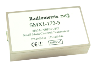 Radiometrix SMX1 – VHF Narrow Band FM Multi channel Transceiver