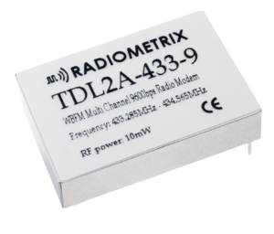 Radiometrix TDL2A – UHF Multi Channel Transparent Data Link Transceiver