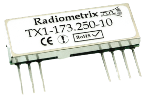Radiometrix TX1 – VHF Narrow Band FM Transmitter