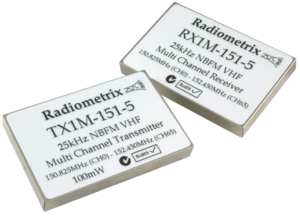 Radiometrix RX1M – VHF Narrow Band FM Multi channel radio Receiver