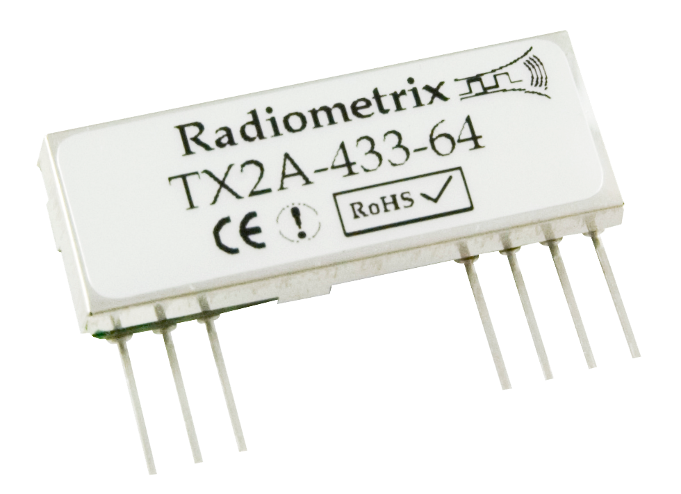 Radiometrix TX2A – 433.92MHz Wide Band FM radio transmitter