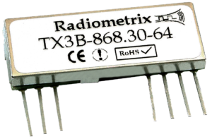Radiometrix TX3B – 869MHz Wide Band FM Transmitter