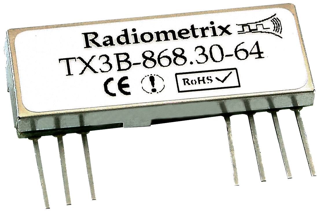 Radiometrix TX3B – 869MHz Wide Band FM Transmitter