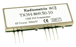Radiometrix TX3H – UHF FM Wide Band 450mW Transmitter