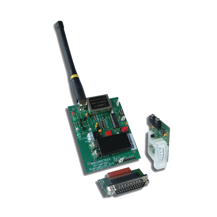Radiometrix Universal Evaluation Kit – UNIEK - Wide band modules eveluation platform
