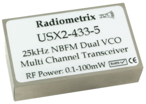 Radiometrix USX2 – Multi-channel UHF Transceiver, Programmable RF power