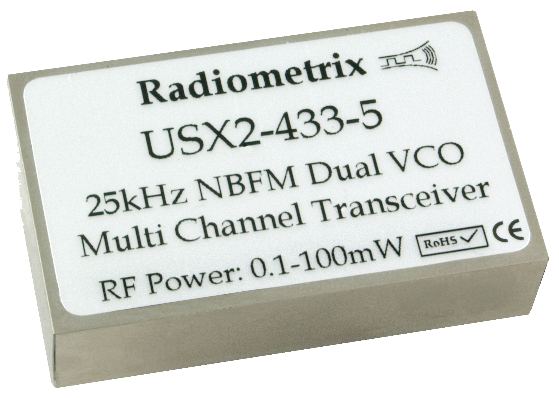Radiometrix USX2 – Multi-channel UHF Transceiver, Programmable RF power