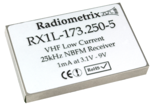 Radiometrix RX1L – VHF Narrow Band FM Low Current Receiver