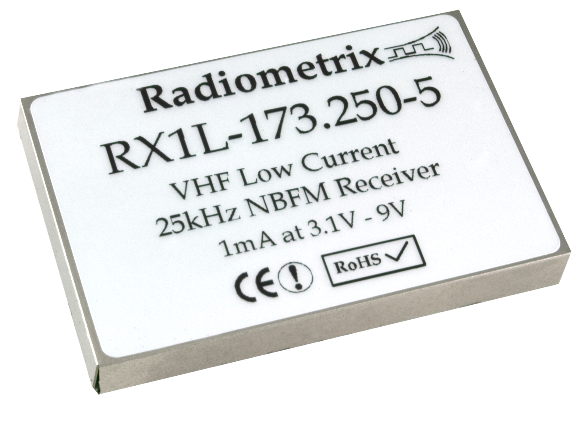 Radiometrix RX1L – VHF Narrow Band FM Low Current Receiver