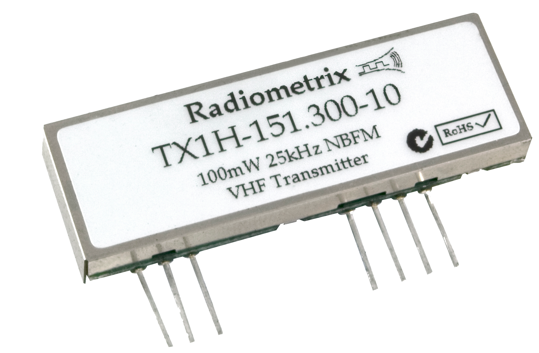 Radiometrix TX1H – VHF Narrow Band FM High Power (100mW) Transmitter