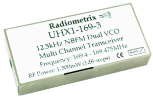 Radiometrix UHX1 – Multi-channel 500mW Narrow band VHF Transceiver