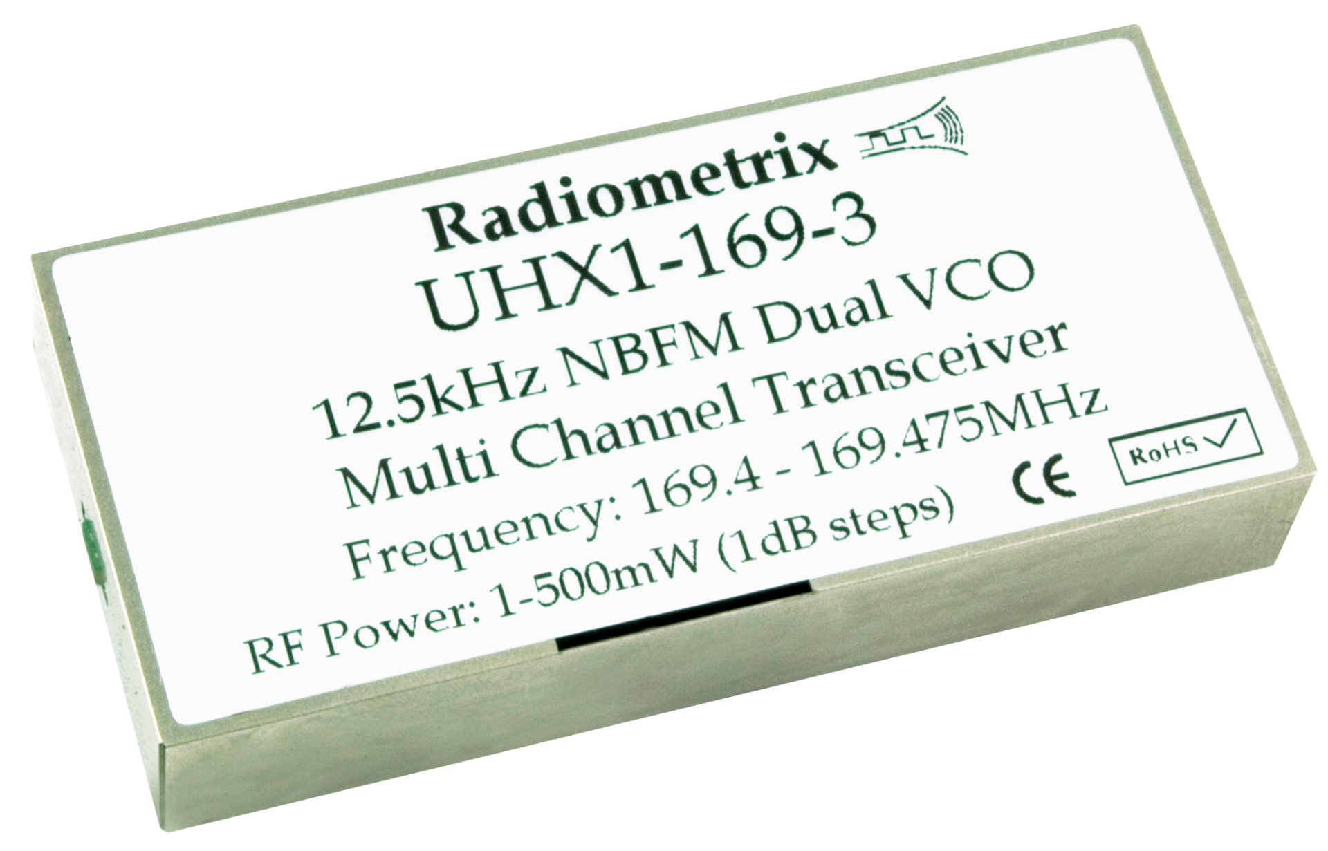 Radiometrix UHX1 – Multi-channel 500mW Narrow band VHF Transceiver