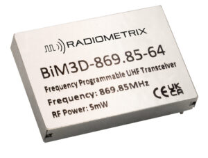 Radiometrix BiM3D / BiM3DH – Transceivers,Wideband,Single Channel >10kbps,≤10kbps,up to 40kbps,up to 64kbps