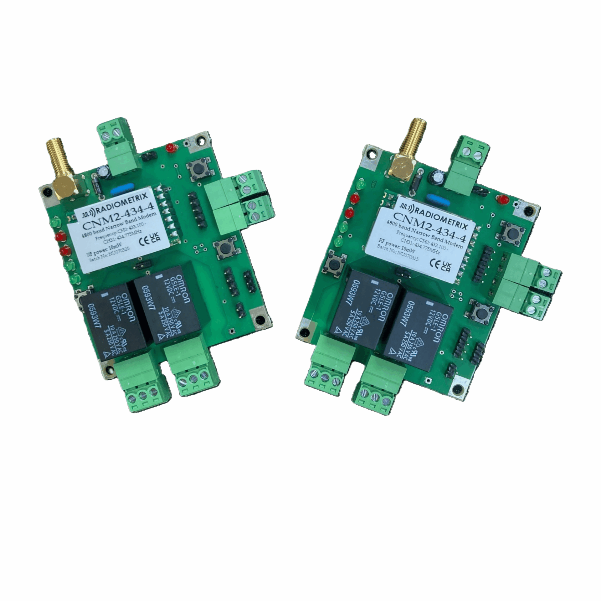 Radiometrix CNM Demo Boards – CNM based RF Remote Control Demo Boards